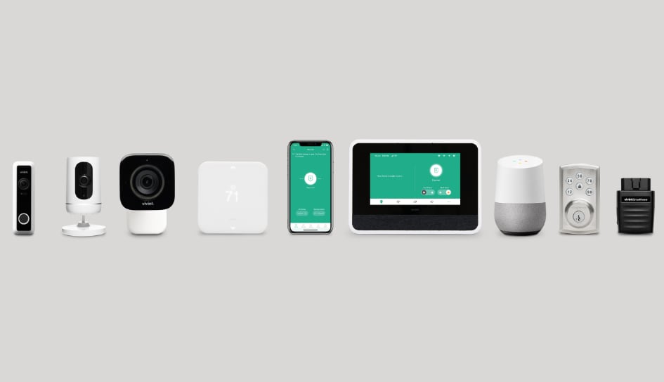 Vivint home security product line in Johnson City